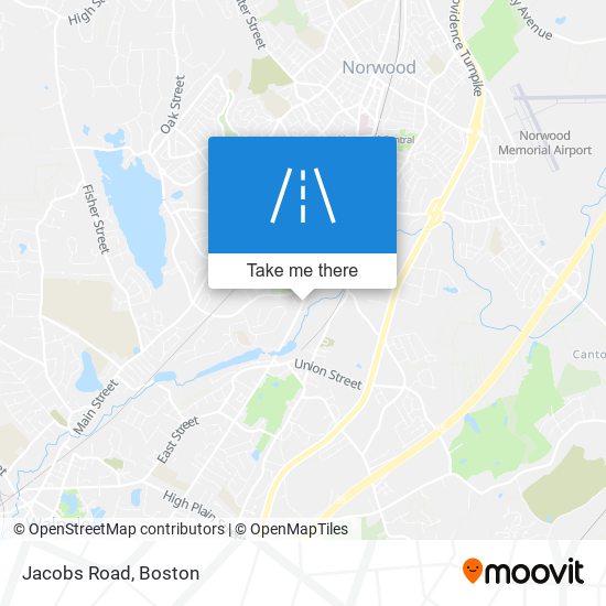 Mapa de Jacobs Road