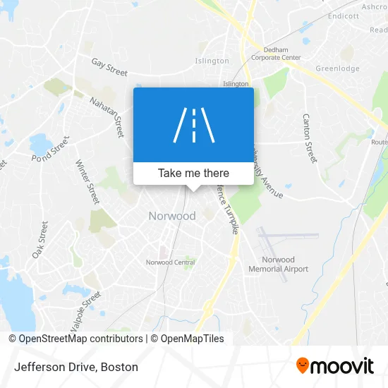 Jefferson Drive map