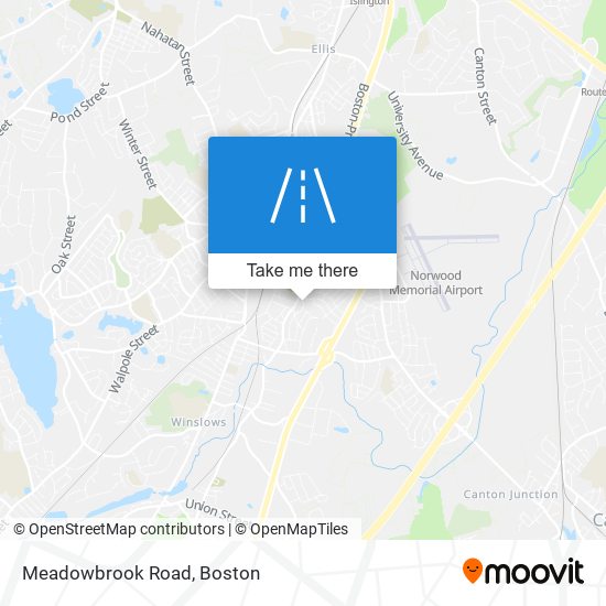 Meadowbrook Road map