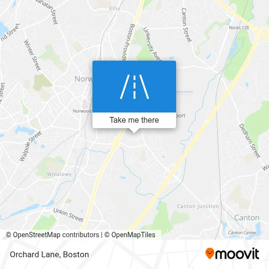 Orchard Lane map