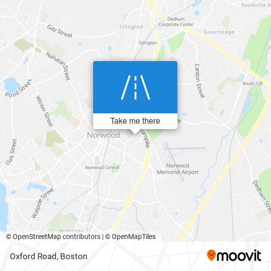 Mapa de Oxford Road