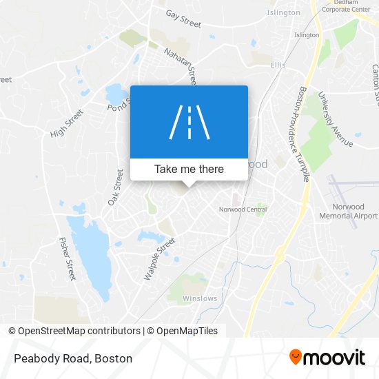 Peabody Road map