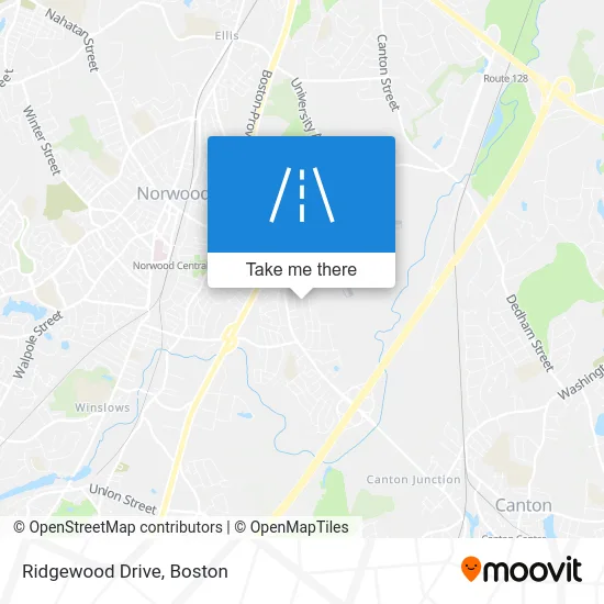 Ridgewood Drive map