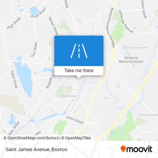 Mapa de Saint James Avenue