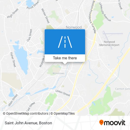 Mapa de Saint John Avenue