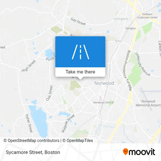 Sycamore Street map