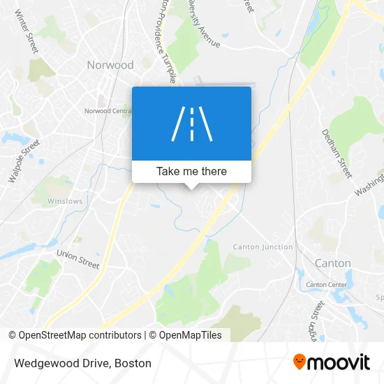Wedgewood Drive map
