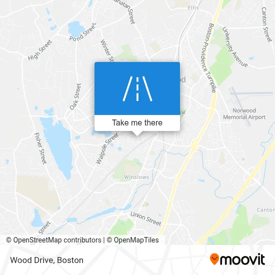 Wood Drive map