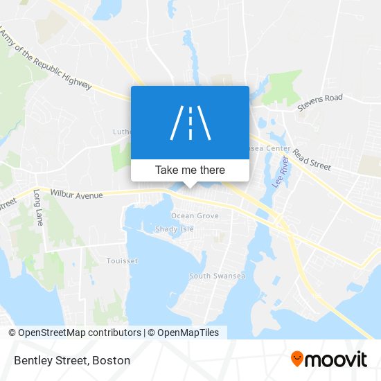 Bentley Street map