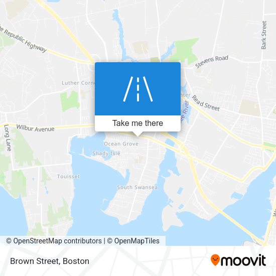 Mapa de Brown Street