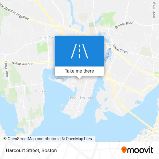 Harcourt Street map