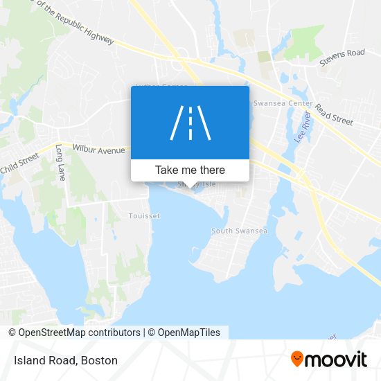 Mapa de Island Road
