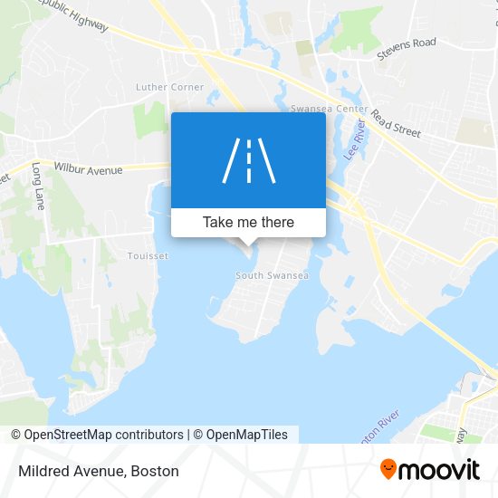 Mapa de Mildred Avenue