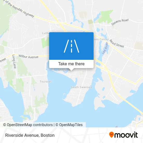 Riverside Avenue map