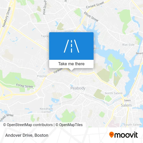 Andover Drive map