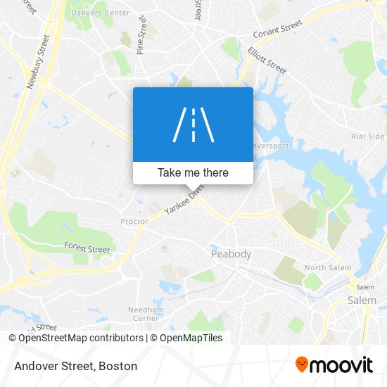 Andover Street map