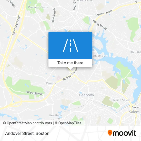 Andover Street map