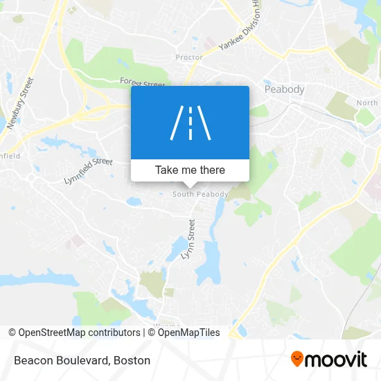 Beacon Boulevard map