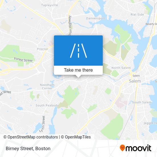 Mapa de Birney Street