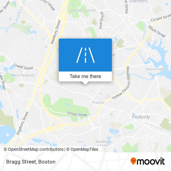 Bragg Street map