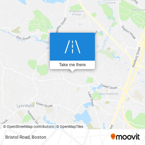Mapa de Bristol Road