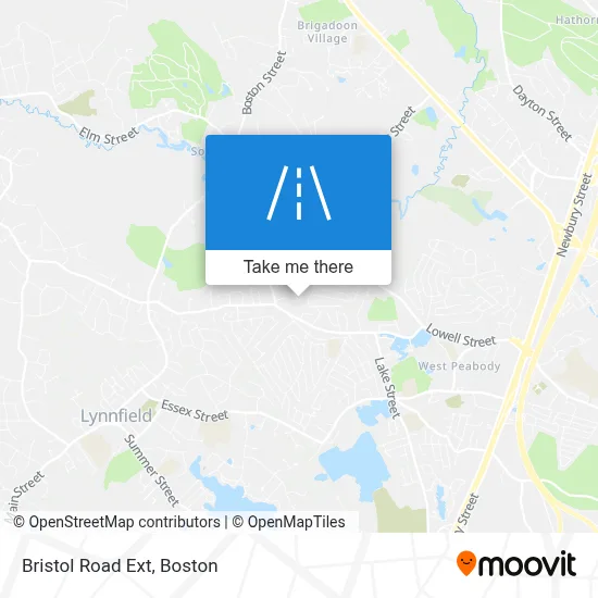 Bristol Road Ext map