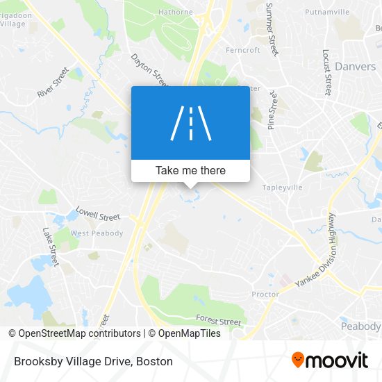 Brooksby Village Drive map