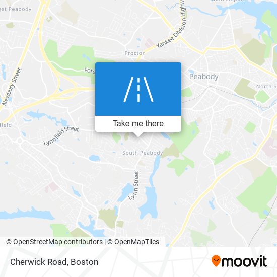 Mapa de Cherwick Road