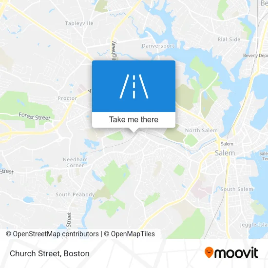 Church Street map