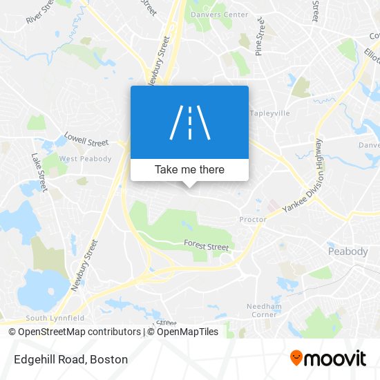 Edgehill Road map