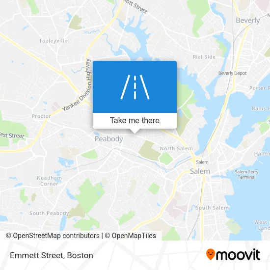 Emmett Street map