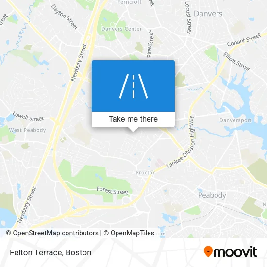 Felton Terrace map
