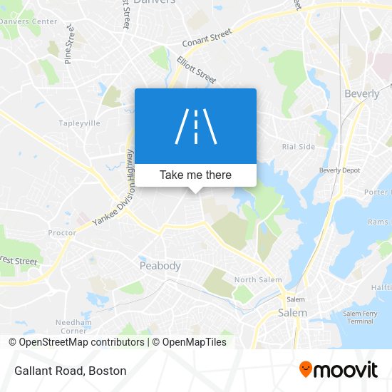 Mapa de Gallant Road