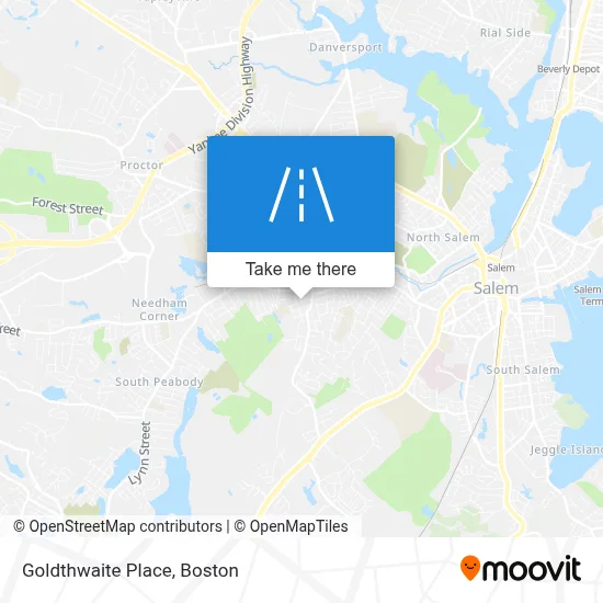 Goldthwaite Place map
