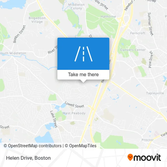 Helen Drive map