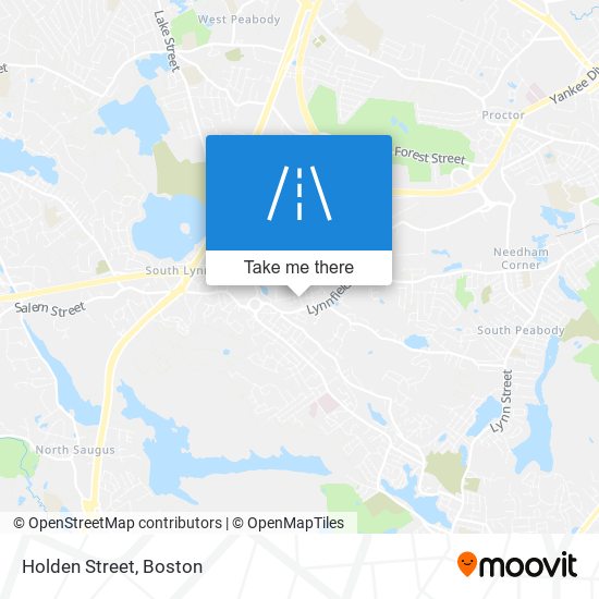 Holden Street map