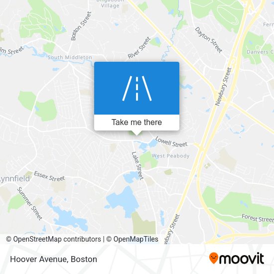 Mapa de Hoover Avenue