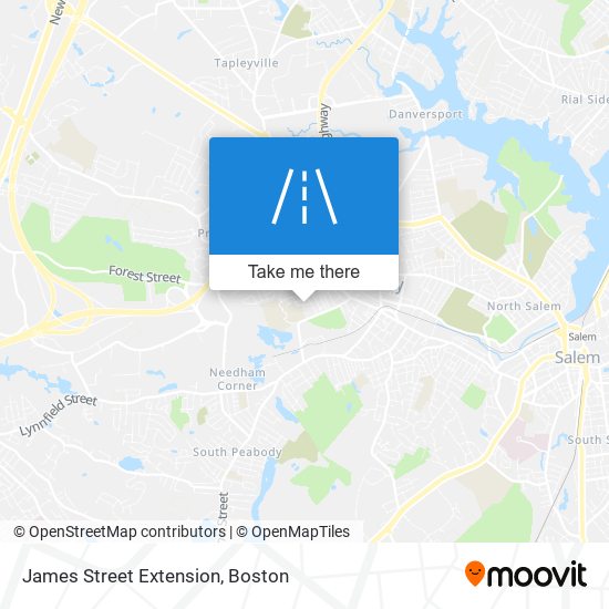 James Street Extension map