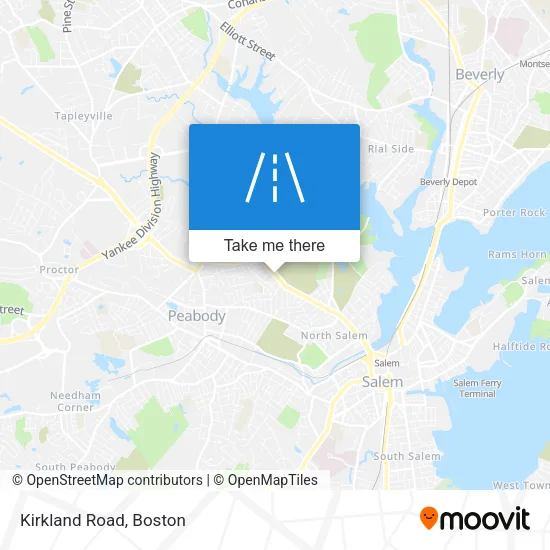 Kirkland Road map
