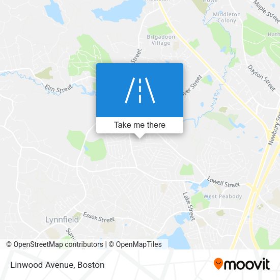 Mapa de Linwood Avenue