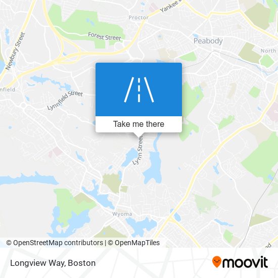 Longview Way map