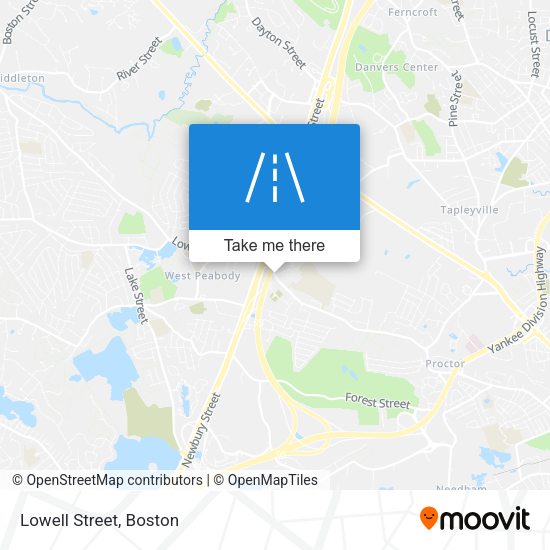 Lowell Street map