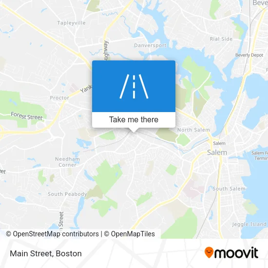 Main Street map