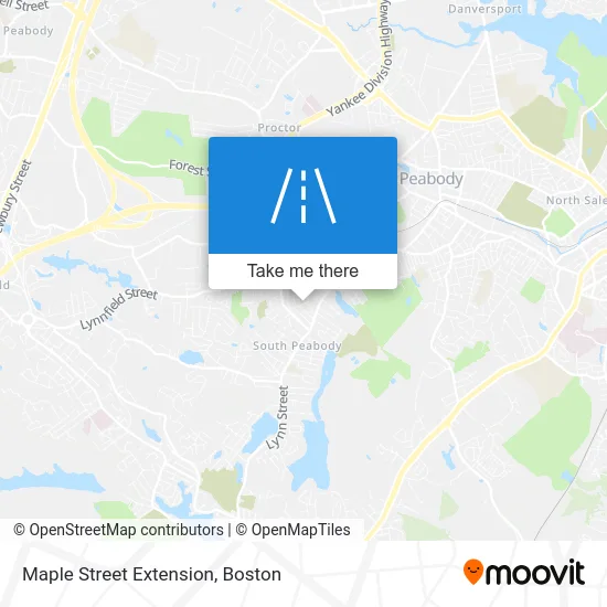 Maple Street Extension map