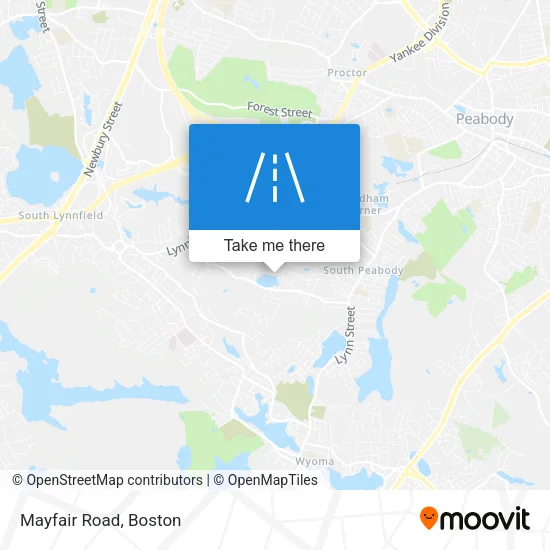Mayfair Road map