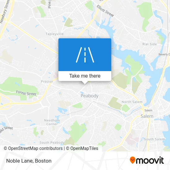 Noble Lane map