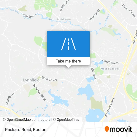 Packard Road map