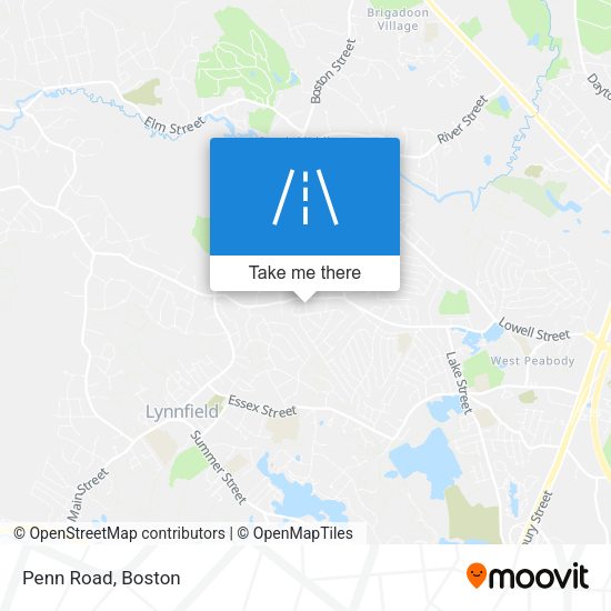 Mapa de Penn Road