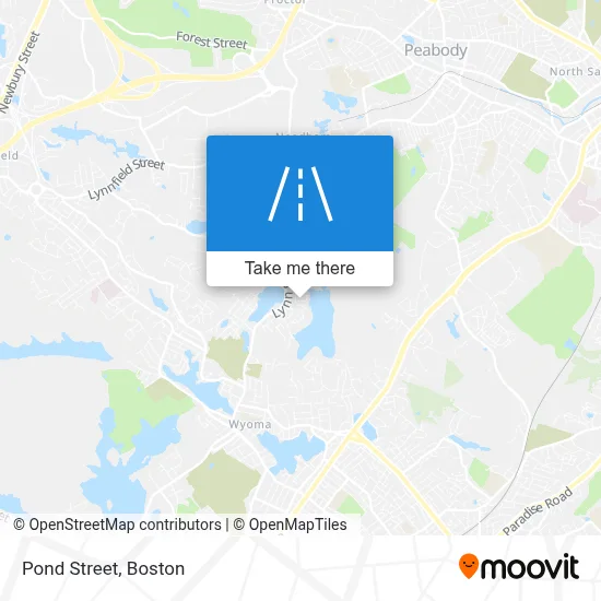 Pond Street map