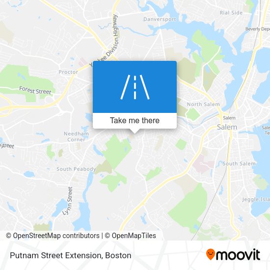 Mapa de Putnam Street Extension